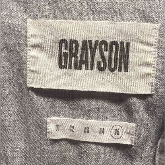 Grayson | The Changemaker Shirt Dress Gray Sz XL - Picture 5 of 9